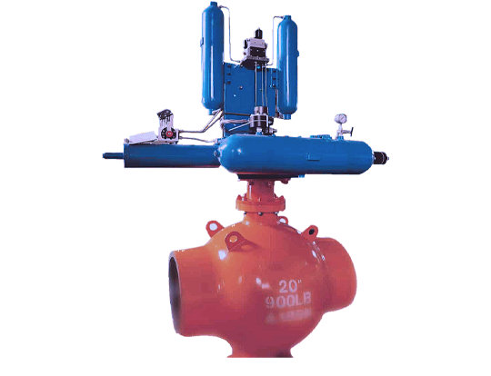 ဂတ်စ်သည် Oil Actuated Ball Valve ဖြစ်သည်။